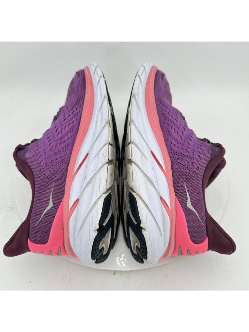 Hoka One One Clifton 8 Women Sz 11B 1119394 GWBY Grape Wine Beauty Berry Shoes - Picture 9 of 13